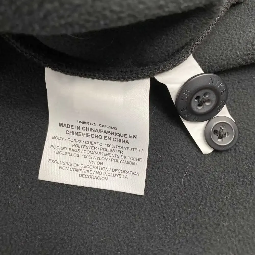 Nike SB Black Fleece Shacket | Men’s Regular S Lightweight Bomber Jacket